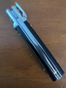 NIB AGA CAMPOLIN 6"-15CM SLIMLINE IN BRAZILIAN HORN NIB NIB AGA CAMPOLIN 6"-15CM SLIMLINE IN BRAZILIAN HORN NIB