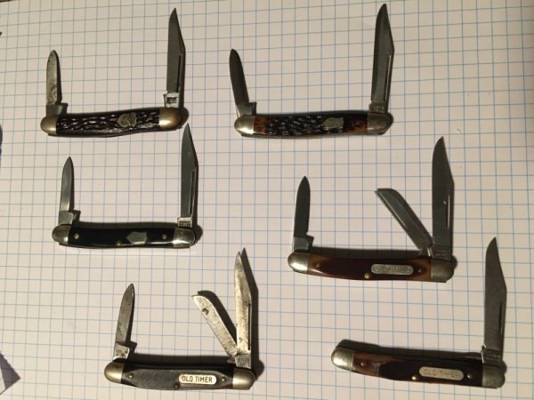 Schrade Mini Knife Lot - 6 Knives - One Price