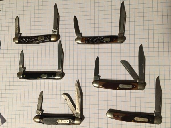 Schrade Mini Knife Lot - 6 Knives - One Price