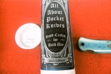 ALL ABOUT POCKET KNIVES 2023 LOCKBACK 721123LB SMOOTH BLUE BONE LIMITED PRODUCTION ALL ABOUT POCKET KNIVES 2023 LOCKBACK 721123LB SMOOTH BLUE BONE LIMITED PRODUCTION