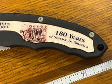 Smith & Wesson "Texas Rangerss 180th Anniversary" Knife & Badge Set Smith & Wesson "Texas Rangerss 180th Anniversary" Knife & Badge Set