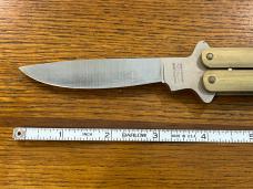 Parker-IMAI K-534 Balisong Folding Knife w/Brass Handles Japan Parker-IMAI K-534 Balisong Folding Knife w/Brass Handles Japan