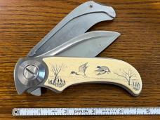 Parker Cut. Co. AK-808D Barry Woods Style Swing-Lock Folding Knife Japan -- RARE!!! Parker Cut. Co. AK-808D Barry Woods Style Swing-Lock Folding Knife Japan -- RARE!!!