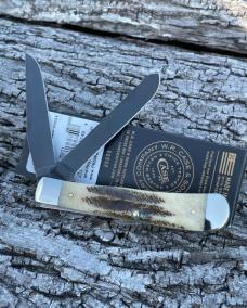 CASE XX ** 2023 VINTAGE BONE PVD COATED BLADE TRAPPER CASE XX ** 2023 VINTAGE BONE PVD COATED BLADE TRAPPER