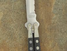 ROSTFREI USED BUT LOCKS OUT TIGHT BALISONG BUTTERFLY KNIFE