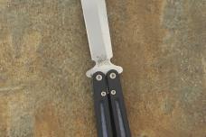 BENCHMADE 51 MORPHO BALISONG BUTTERFLY KNIFE, D2 SATIN BLADE BENCHMADE 51 MORPHO BALISONG BUTTERFLY KNIFE, D2 SATIN BLADE