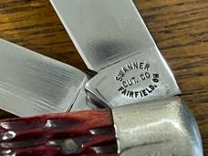 Swanner Cut. Co. Ltd Ed 2-Blade Trapper w/Jigged Red Bone Scales SN#038 Swanner Cut. Co. Ltd Ed 2-Blade Trapper w/Jigged Red Bone Scales SN#038