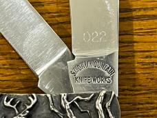 Smoky Mountain Knife Works Shaw-Leibowitz Ltd Ed Trapper w/Sterling Silver Cast Scales SN#022 Smoky Mountain Knife Works Shaw-Leibowitz Ltd Ed Trapper w/Sterling Silver Cast Scales SN#022