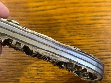 Smoky Mountain Knife Works Shaw-Leibowitz Ltd Ed Trapper w/Sterling Silver Cast Scales SN#022 Smoky Mountain Knife Works Shaw-Leibowitz Ltd Ed Trapper w/Sterling Silver Cast Scales SN#022