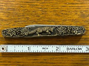 Schrade Shaw-Leibowitz SS778 Ltd Ed 2-Blade Pen Knife w/Brass Cast Scales SN#006