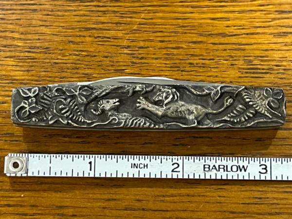 Case XX Shaw-Leibowitz Model 278 1979 Ltd Ed 2-Blade Pen Knife w/Sterling Silver Cast Scales SN#069 Case XX Shaw-Leibowitz Model 278 1979 Ltd Ed 2-Blade Pen Knife w/Sterling Silver Cast Scales SN#069