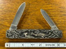 Case XX Shaw-Leibowitz Model 278 1979 Ltd Ed 2-Blade Pen Knife w/Sterling Silver Cast Scales SN#069 Case XX Shaw-Leibowitz Model 278 1979 Ltd Ed 2-Blade Pen Knife w/Sterling Silver Cast Scales SN#069