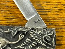 Case XX Shaw-Leibowitz Model 278 1979 Ltd Ed 2-Blade Pen Knife w/Sterling Silver Cast Scales SN#069 Case XX Shaw-Leibowitz Model 278 1979 Ltd Ed 2-Blade Pen Knife w/Sterling Silver Cast Scales SN#069