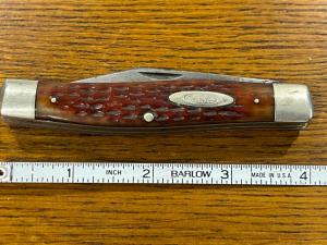 Case XX 6292 1940-1964 2-Blade Trapper w/Jigged Bone Scales