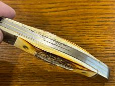 Boker Tree Brand 2-Blade Copperhead Knife w/Stag Scales Germany Boker Tree Brand 2-Blade Copperhead Knife w/Stag Scales Germany