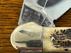 Bulldog "Tennessee Walking Horse" 2-Blade Copperhead Knife w/ Stag Scales Germany Bulldog "Tennessee Walking Horse" 2-Blade Copperhead Knife w/ Stag Scales Germany