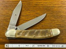 Bulldog 2007 2-Blade Trapper Knife w/Rams Horn Scales Germany Bulldog 2007 2-Blade Trapper Knife w/Rams Horn Scales Germany