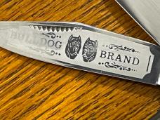Bulldog 2-Blade Copperhead Knife w/Buffalo Horn Scales Germany