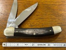 Bulldog 2-Blade Copperhead Knife w/Buffalo Horn Scales Germany