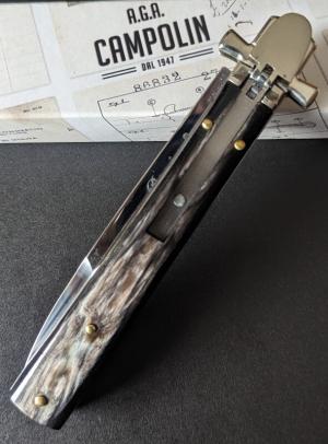 NIB AGA CAMPOLIN BRAZILIAN HORN DOMINUS 23CM-9" BAYONET AUTO