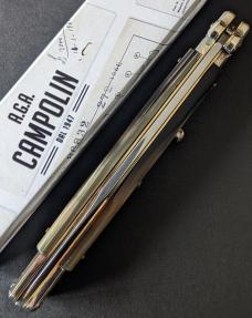 NIB 11"- 28 cm A.G.A. Campolin Brazilian Horn Maltese lockback a super beautiful quality stiletto NIB 11"- 28 cm A.G.A. Campolin Brazilian Horn Maltese lockback a super beautiful quality stiletto