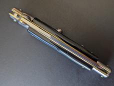 NOS GIOVANNI BELTRAME GENUINE IMITATION BUFFALO HORN 23cm=9" FLAT BLADE STILETTO NOS GIOVANNI BELTRAME GENUINE IMITATION BUFFALO HORN 23cm=9" FLAT BLADE STILETTO