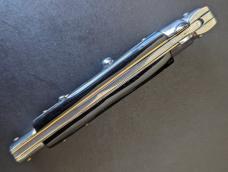 NOS GIOVANNI BELTRAME GENUINE IMITATION BUFFALO HORN 23cm=9" FLAT BLADE STILETTO NOS GIOVANNI BELTRAME GENUINE IMITATION BUFFALO HORN 23cm=9" FLAT BLADE STILETTO