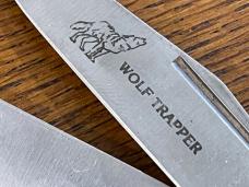 Parker-Edwards AW1423-2 Ltd Ed Wildlife Series Wolf Trapper Knife w/Smooth Bone Scales SN#531 Parker-Edwards AW1423-2 Ltd Ed Wildlife Series Wolf Trapper Knife w/Smooth Bone Scales SN#531