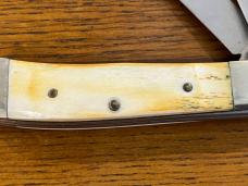 Parker-Edwards AW1423-2 Ltd Ed Wildlife Series Wolf Trapper Knife w/Smooth Bone Scales SN#531 Parker-Edwards AW1423-2 Ltd Ed Wildlife Series Wolf Trapper Knife w/Smooth Bone Scales SN#531