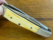 Parker-Edwards AW1423-2 Ltd Ed Wildlife Series Wolf Trapper Knife w/Smooth Bone Scales SN#531 Parker-Edwards AW1423-2 Ltd Ed Wildlife Series Wolf Trapper Knife w/Smooth Bone Scales SN#531