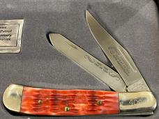 Parker-Edwards 1989 Limited Ed Tennessee Highway Patrol 60th Anniversary Trapper Knife SN#409 