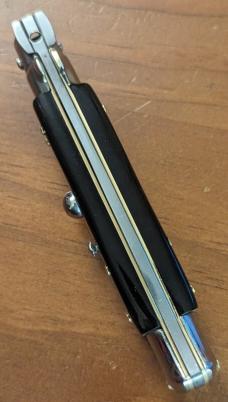 NOS GIOVANNI BELTRAME BUFFALO HORN 20cm=8" FLAT BLADE STILETTO NOS GIOVANNI BELTRAME BUFFALO HORN 20cm=8" FLAT BLADE STILETTO