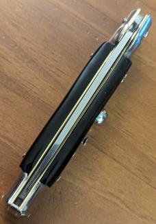 NOS GIOVANNI BELTRAME BUFFALO HORN 20cm=8" FLAT BLADE STILETTO 