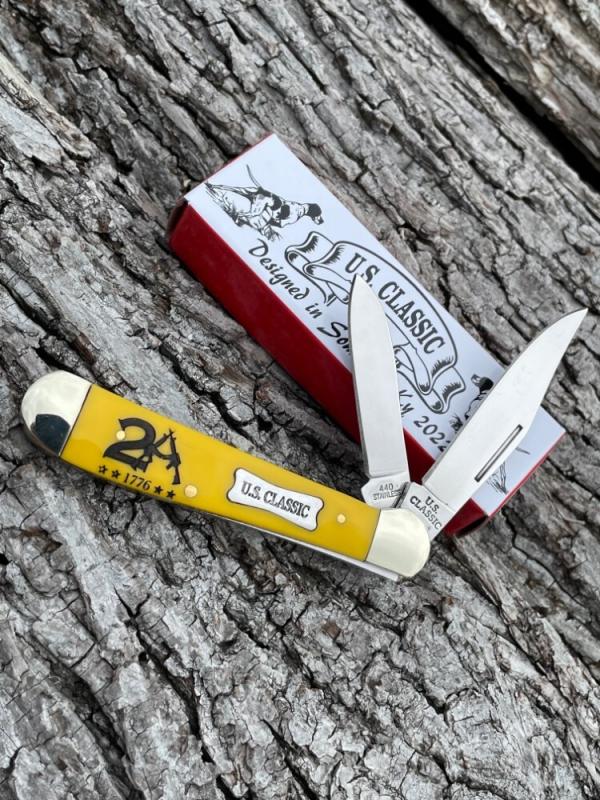 U.S. CLASSIC ** YELLOW SYTHETIC 2nd AMENDMENT BLACK ETCH COPPERHEAD U.S. CLASSIC ** YELLOW SYTHETIC 2nd AMENDMENT BLACK ETCH COPPERHEAD