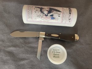 Great Eastern Cutlery 92 Green Micarta GEC 922219