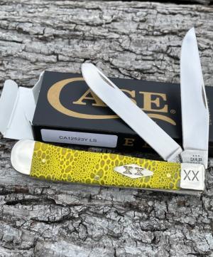 CASE XX ** SFO 2023 YELLOW BONE LIZARD SKIN DIAMOND XX SHIELD TRAPPER