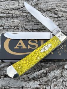 CASE XX ** SFO 2023 YELLOW BONE LIZARD SKIN DIAMOND XX SHIELD TRAPPER CASE XX ** SFO 2023 YELLOW BONE LIZARD SKIN DIAMOND XX SHIELD TRAPPER