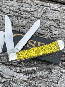 CASE XX ** SFO 2023 YELLOW BONE LIZARD SKIN DIAMOND XX SHIELD TRAPPER CASE XX ** SFO 2023 YELLOW BONE LIZARD SKIN DIAMOND XX SHIELD TRAPPER