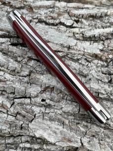 NORTHWOODS KNIVES ** RED LINEN MICARTA HAWTHORNE JACK GEC MADE NORTHWOODS KNIVES ** RED LINEN MICARTA HAWTHORNE JACK GEC MADE