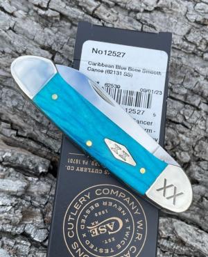 CASE XX ** SFO CARIBBEAN BLUE SMOOTH BONE 2023 CANOE