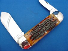 Case XX Classic Sunfish/Toenail 72050 Red Bone Stag Handle Knife Case XX Classic Sunfish/Toenail 72050 Red Bone Stag Handle Knife