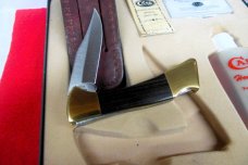 CASE XX 058L 2003 MAKO GIFT SET IN TIN WITH PAPERS-OIL-STONE-SHEATH SUPER NICE