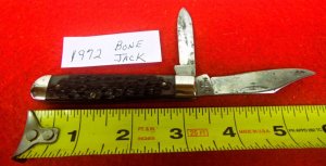CASE XX 1972 BONE JACK FROM STORAGE HAS CARBON STRONG SNAP & HALF STOPS