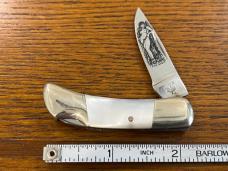 Frost Cutlery 10-329MP Vixen II Lockback Knife w/MOP Scales Japan Frost Cutlery 10-329MP Vixen II Lockback Knife w/MOP Scales Japan
