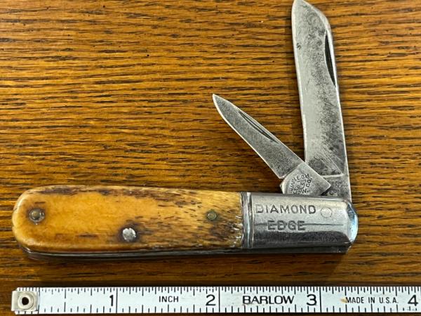Shapleigh B318 Diamond Edge Barlow w/Bone Scales Shapleigh B318 Diamond Edge Barlow w/Bone Scales
