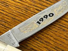 Kissing Crane Robert Klaas Limited Edition NKCA 1990 3-Blade Stockman w/Stag Scales SN#L0313 Germany Kissing Crane Robert Klaas Limited Edition NKCA 1990 3-Blade Stockman w/Stag Scales SN#L0313 Germany