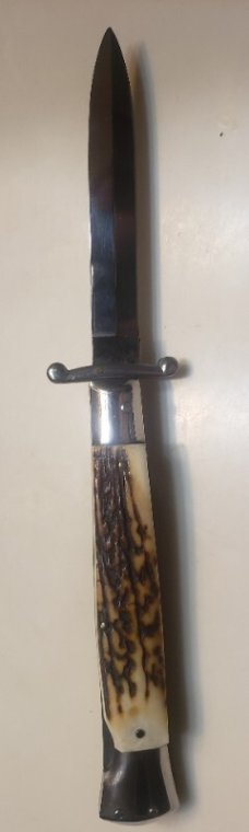9.0" Frank Beltrame Swing Guard Stag Horn 9.0" Frank Beltrame Swing Guard Stag Horn
