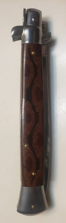 11.0" Frank Beltrame Switchblade Snake wood 11.0" Frank Beltrame Switchblade Snake wood