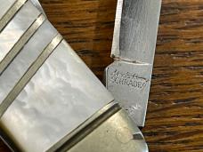 Schrade Stewart Taylor Uncle Henry Lobster Knife w/MOP Inlaid Scales Japan Schrade Stewart Taylor Uncle Henry Lobster Knife w/MOP Inlaid Scales Japan