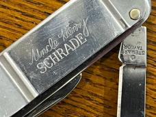 Schrade Stewart Taylor Uncle Henry Lobster Knife w/MOP Inlaid Scales Japan Schrade Stewart Taylor Uncle Henry Lobster Knife w/MOP Inlaid Scales Japan